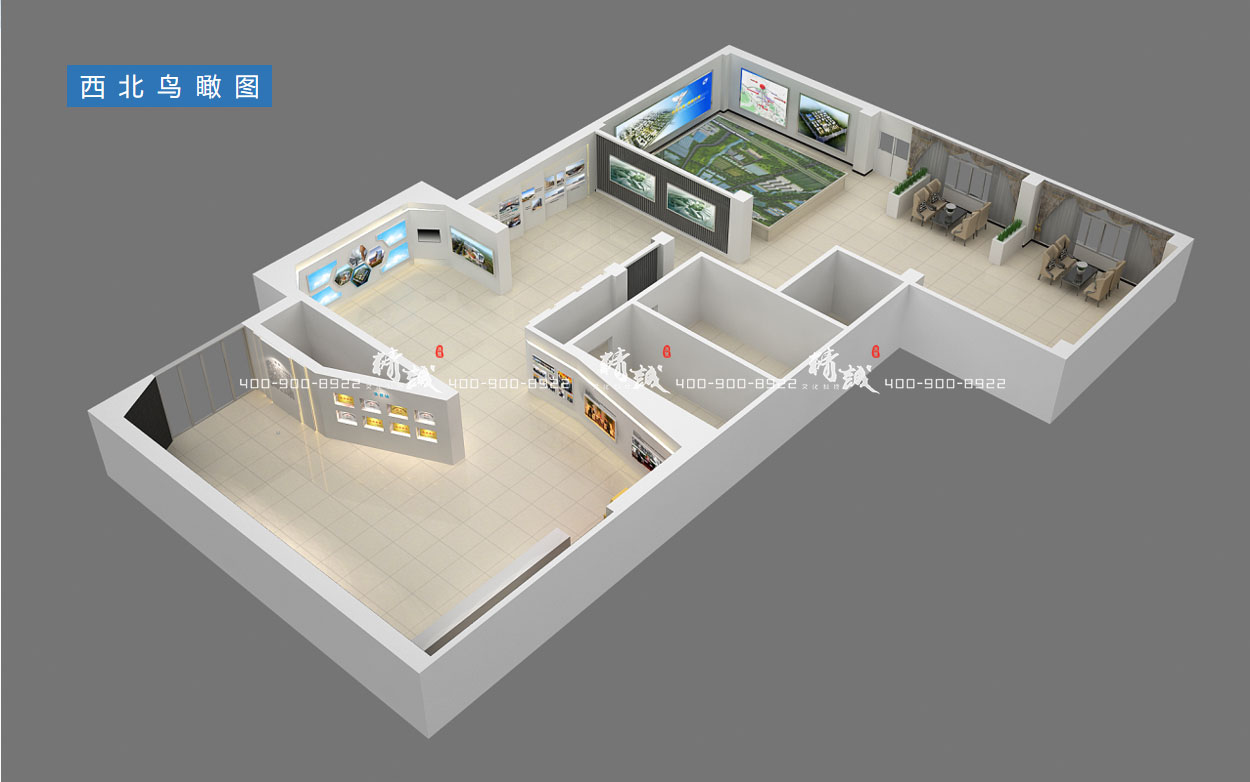 展館內(nèi)部設(shè)計效果圖圖片介紹