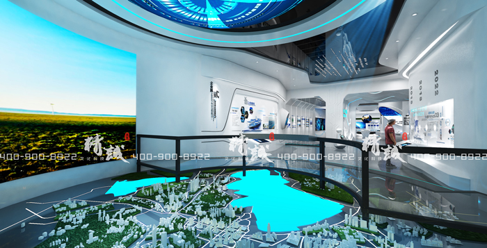 展廳中的數(shù)字沙盤有哪些作用？