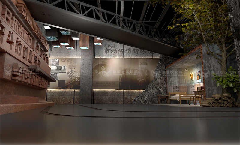 巴山精神紀(jì)念館設(shè)計(jì)-文博類(lèi)展廳設(shè)計(jì)