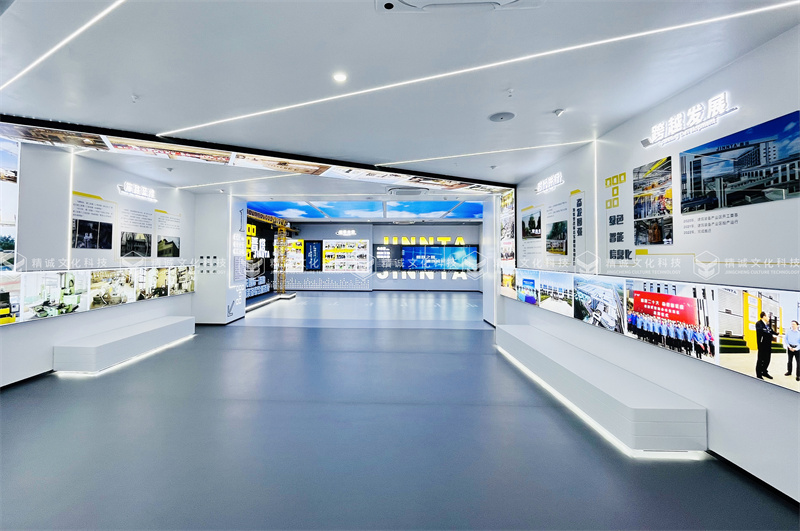 建筑企業(yè)展廳設(shè)計(jì)-山西省工程機(jī)械有限公司企業(yè)展廳