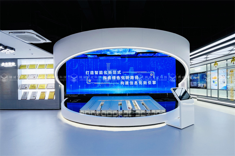 建筑企業(yè)展廳設(shè)計(jì)-山西省工程機(jī)械有限公司企業(yè)展廳